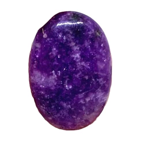 Lépidolite violette naturelle cabochon calibré pour réussir le sertissage de bijoux