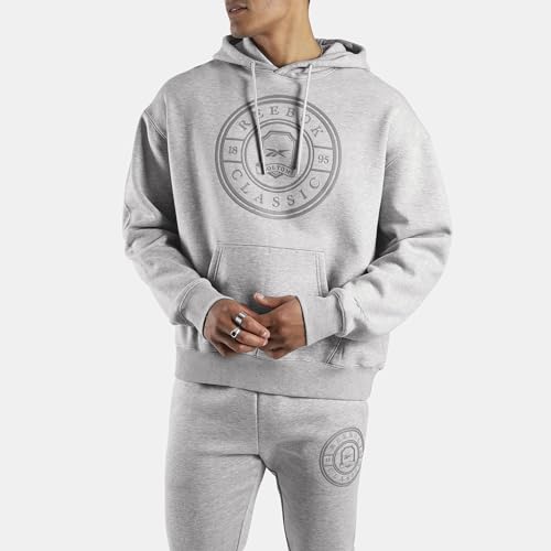 Reebok Crest Hoodie Maillot de survêtement Homme sweat à capuche sport wear noir