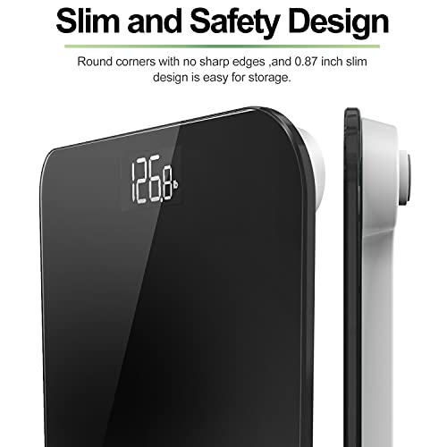 Renpho Digital Bathroom Scale, Highly Accurate Body Weight Scale With Lighted Led Display, Bluetooth Blood Pressure Machine, Renpho Wireless Smart Bp Monitor Large Cuff With Large Display #TOP4
