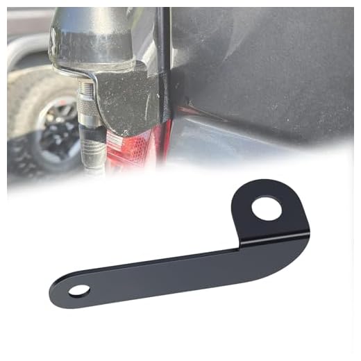 Aeloifft 1PCS F150 CB Antenna Mount Bracket ,Rear of Truck Tailgate Antenna Holder Compatible with Ford F-150 2015-2023 (Passenger Side)