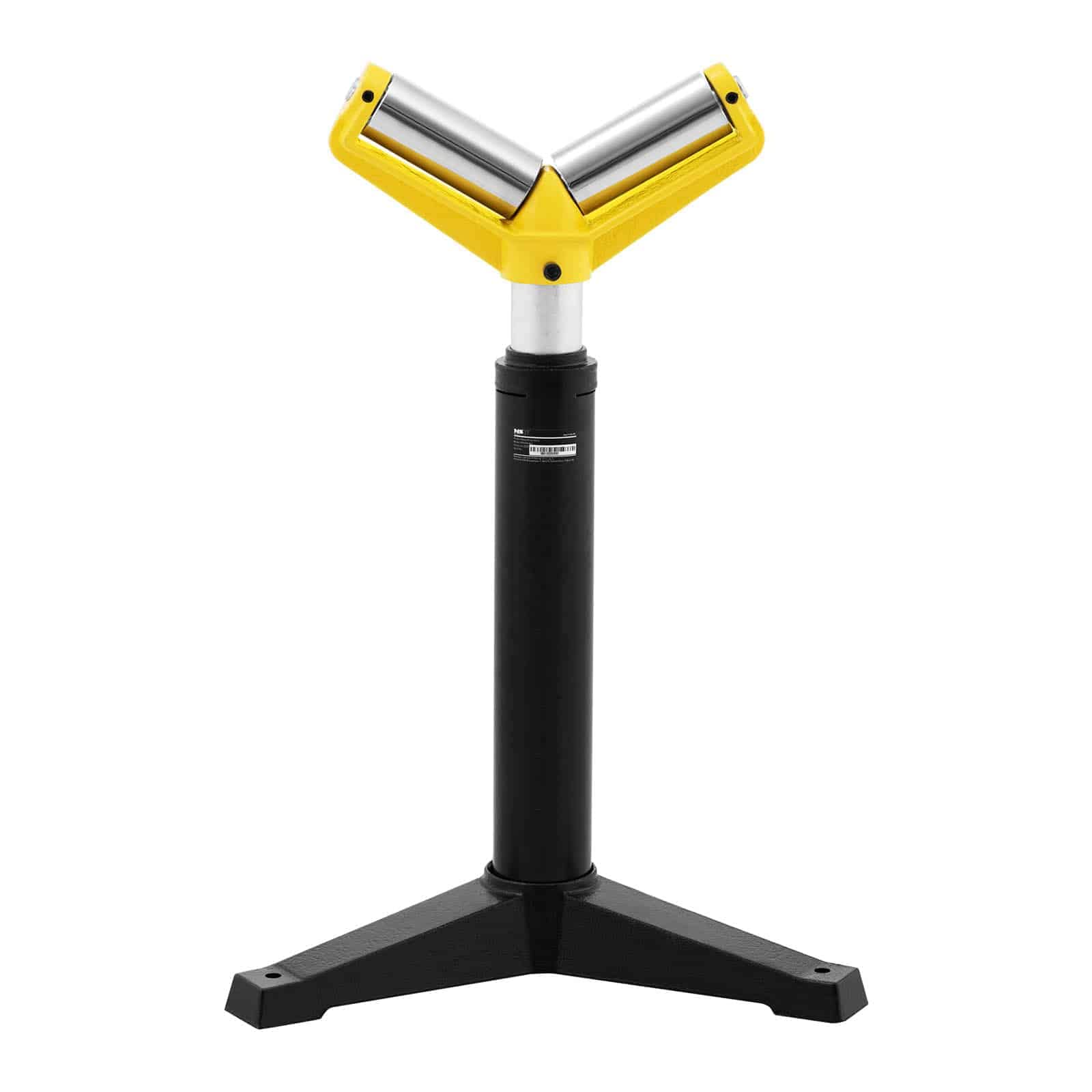 MSW Servante À Rouleau Tréteau D'Établi Support Chevalet D'atelier MSW-RT-852 (Hauteur 63,5-103,5 cm, Capacité 800 kg, 2 Rouleaux, Bâti En Fer et Plastique, Rouleaux En Acier)