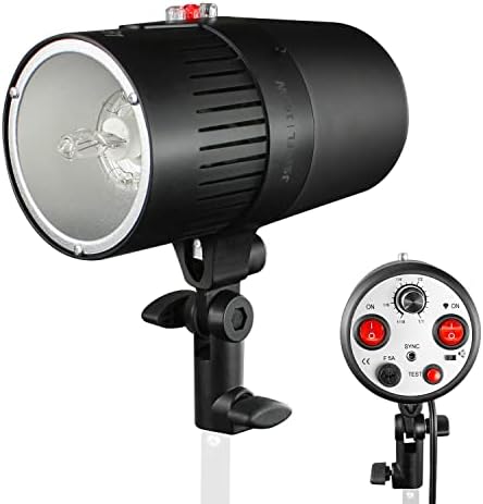 LimoStudio 160W Photo Monolight Flash Strobe Studio Photography Light Lighting, Flash Strobe Light, Quality Circular Flash Tube Bulb, Quality Model Light Bulb, AGG1756
