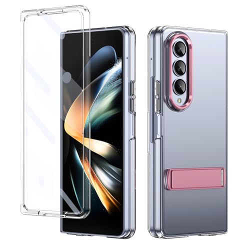 Coque Samsung Galaxy Z Fold 3 avec protection écran béquille étui antichoc transparent