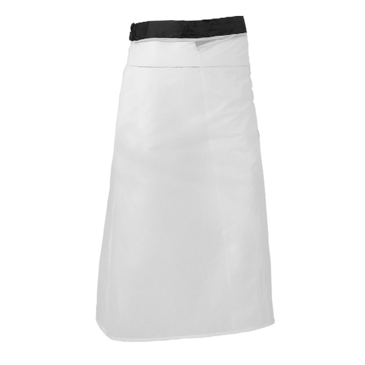 Ultralekka spódnica przeciwdeszczowa, 150D nylonowy kilt wodoodporny, do aktywności na świeżym powietrzu: wspinaczki, kempingu, wędrówek, wędkowania (biała)
