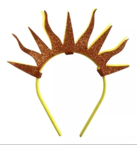 Fantasia Carnaval Era Sol Que Me Faltava: Tiara + Plaquinha