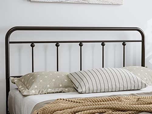 IKIFLY Metal Full Size Headboard, Adjustable Height, Farmhouse Victorian Style, Easy Assembly, Steel...