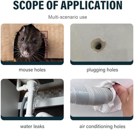 2026 Upgraded Repair Sealing Clay, Waterproof Sealant Mastic,Quick Mending Mud for Drain Connection, Wall Hole, Air Conditioning Hole Waterproof Seal Putty (4) - 4