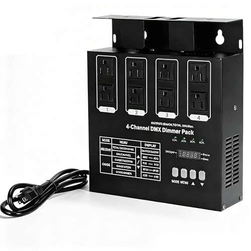 Leesentec 4-Channel DMX Dimmer Pack