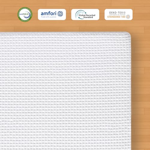Subrtex 3 Inch Gel-Infused Memory Foam Mattress Topper High Density Breathable Bed Topper Rayon Made from Bamboo Cover CertiPUR-US Certified (Twin)