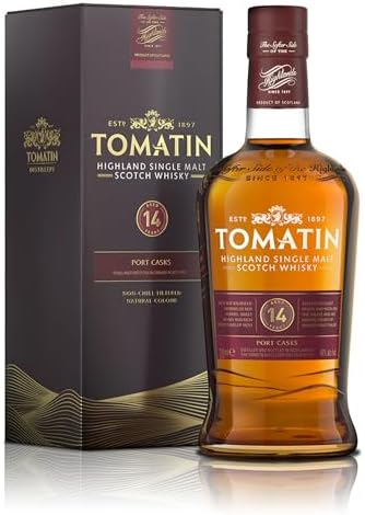 Tomatin 14 Years Old Port Casks 46% Vol. 0,7l in Giftbox