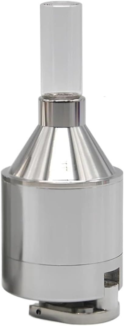 Metal Powder Grinder 44mm Hand Crank Spice Funnel Food Grinders Container Kitchen Tools