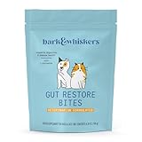 Dr. Mercola Bark & Whiskers Gut Restore Bites, 6.34oz (180 g), Supports Digestive and Immune System, Non-GMO
