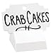 Cal-Mil 3344-15 Write-On Sign, 3" Width, 2" Length, White (Pack of 6)