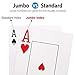 LotFancy Playing Cards, Large Print, 12 Decks of Cards (6 Black 6 Red), Jumbo Index, Poker Size, for Texas Hold'em, Blackjack, Euchre Cards Games