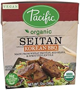 Pacific Foods Organic Seitan, Korean BBQ, 12 Ounce