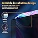 Magnetic Invisible Hidden Design Computer Privacy Screen Filter 24 Inch for Frameless Monitor 16:9 Aspect Ratio, Removable Anti Glare Blue Light Protector, Double Sided Reversible Eye Care 24in Film