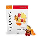 SKRATCH LABS Sport Hydration Drink Mix, Fruit Punch (15.5 oz, 20 Servings) - Natural, Electrolyte Powder Developed for Athletes and Sports Performance, Gluten Free, Vegan, Kosher