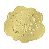 MUNBYN 500 Pcs 1.5" Gold Thank You Stickers, Personalized Stickers for Gift Wrapping, Birthday, Wedd