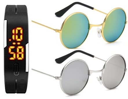 silver glass goggles