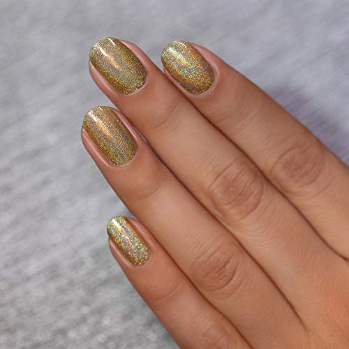 Image of ILNP Happy Thoughts - Field Green Holographic Nail Polish