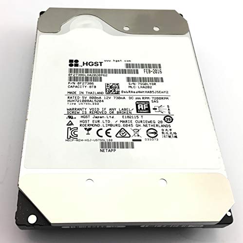 Image of HGST HUH721008AL5204 Ultrastar He10 8Tb 7.2K 12Gbps SAS 3.5'' Hard Drive