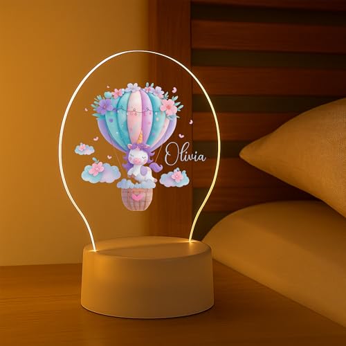 Image of PRINT BHARAT Acrylic Customized Name LED Lamp Personalized Night Light with Name Custom Gift for Birthday Anniversary Home Decor for Men Birthday Gift Kids Friend Return Gift Kids Birthday (Design 5)
