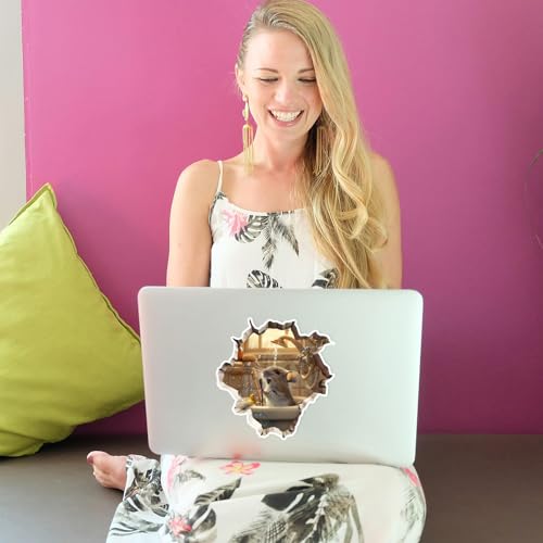 Wandaufkleber Mauseloch 3D, Lustig Mausloch Wandaufkleber, Mauseloch Wandtattoo, Mauseloch Aufkleber 3D für Kinderzimmer, Wohnzimmer, Kinderzimmer, Schlafzimmer (Stil1)