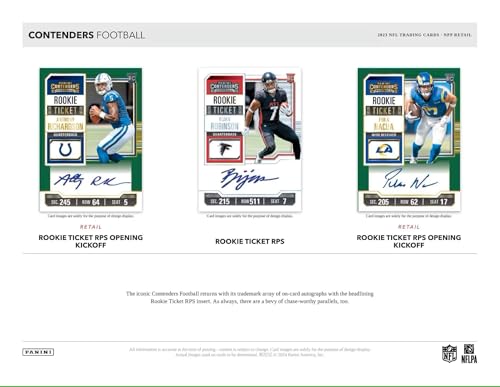 2023 Panini Contenders NFL Football Trading Card Blaster Box - Image 3
