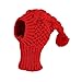 Bothyi Christmas Dog Hat Crocheted Snood Funny Cap Warm Dog Hat Knit Snood Headwear, M
