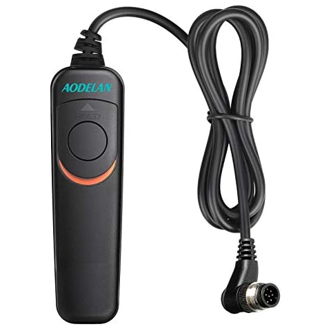 AODELAN RS-N8 Remote Shutter Release Control Shutter Release for D850, D3, D4, D40s, D5, D800, D800E, D810, D810A, D700, D500 Replaces Nikon MC-30A Cover