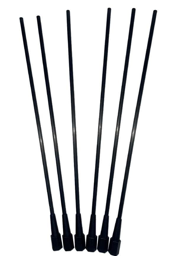 KIT 6 VARILLAS DE FIBRA DE CARBONO PARA VAREADOR