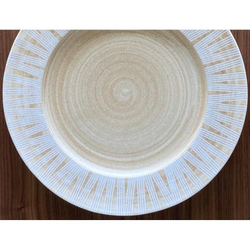 [波佐見焼]Shabby chic style 25cm プレート 2枚セット(senナチュラル) 食器 皿 [和山] [WB104]