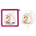Produktbild MeinBaby123® Schutzfolie kompatibel mit Toniebox und Ladestation | Schutzcover selbstklebend I Folie Sticker I Toniebox Zubehör (Ladestation Bundle: Hase & Schmetterling)