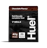 Huel Black Edition High Protein Complete Meal Replacement, 17 Meals, Chocolate Flavour, 40g of Protein Per Serving, Ready Meals, Vegan Protein Powder, Gluten-Free, Non-GMO