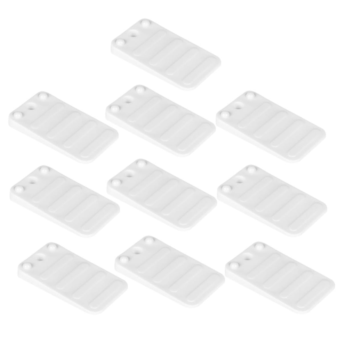 Angoily 12pcs Furniture Levelers Door Stops Multi-Functional Furniture Pads Cabinet Door Bumpers Draft Stoppers