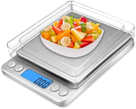ميزان مطبخ رقمي متعدد الوظائف من نيوجيت، دقة عالية مع شاشة LCD، ر...