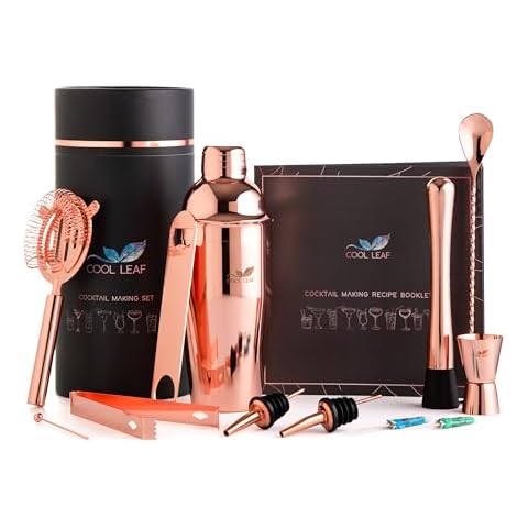 Cool Leaf Cocktail Making Kit with Accessories Cover