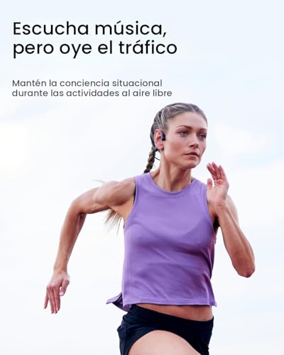 SHOKZ OpenRun Pro - Auriculares de conducción ósea, auriculares deportivos inalámbricos Bluetooth de oreja abierta para correr y entrenar, resistentes al sudor, batería de larga duración, graves