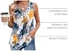 Blusa sin Mangas para Mujer, Holgada, Escote en V, de Verano, con Fruncido y Bajo Curvo 8