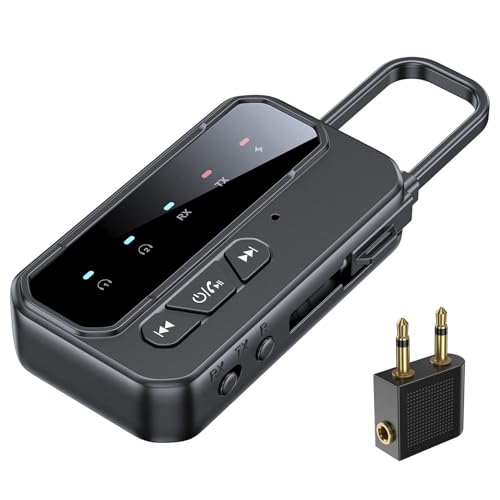Receptor de audio para automóvil: dispositivo transmisor de radio inalámbrico, adaptador de música compacta | Accesorio de viaje por carretera de viajes automovilísticos, equipo de viaje de conducción
