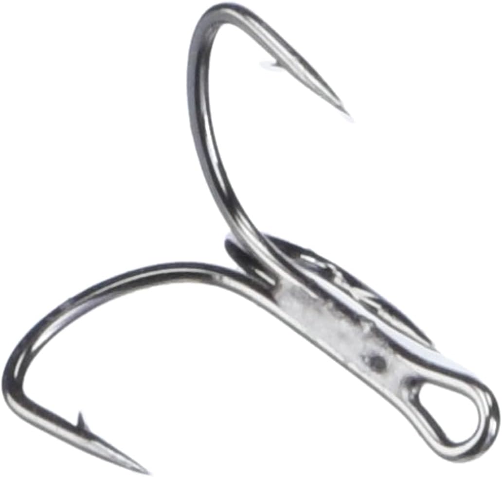 Mustad KVD Elite Triple Grip Treble Hook TG58NP - Barbed Treble Hooks for Freshwater Fishing, Best Shape for Hook Up Ratios, Black Nickel