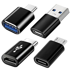 USB C Adapter 4 Stuks, USB C naar U...