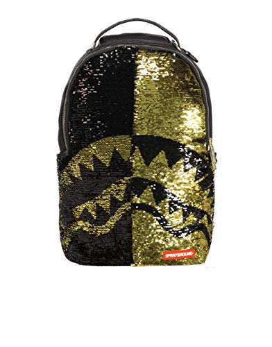SPRAYGROUND BACKPACK GOLD SEQUIN SHARK