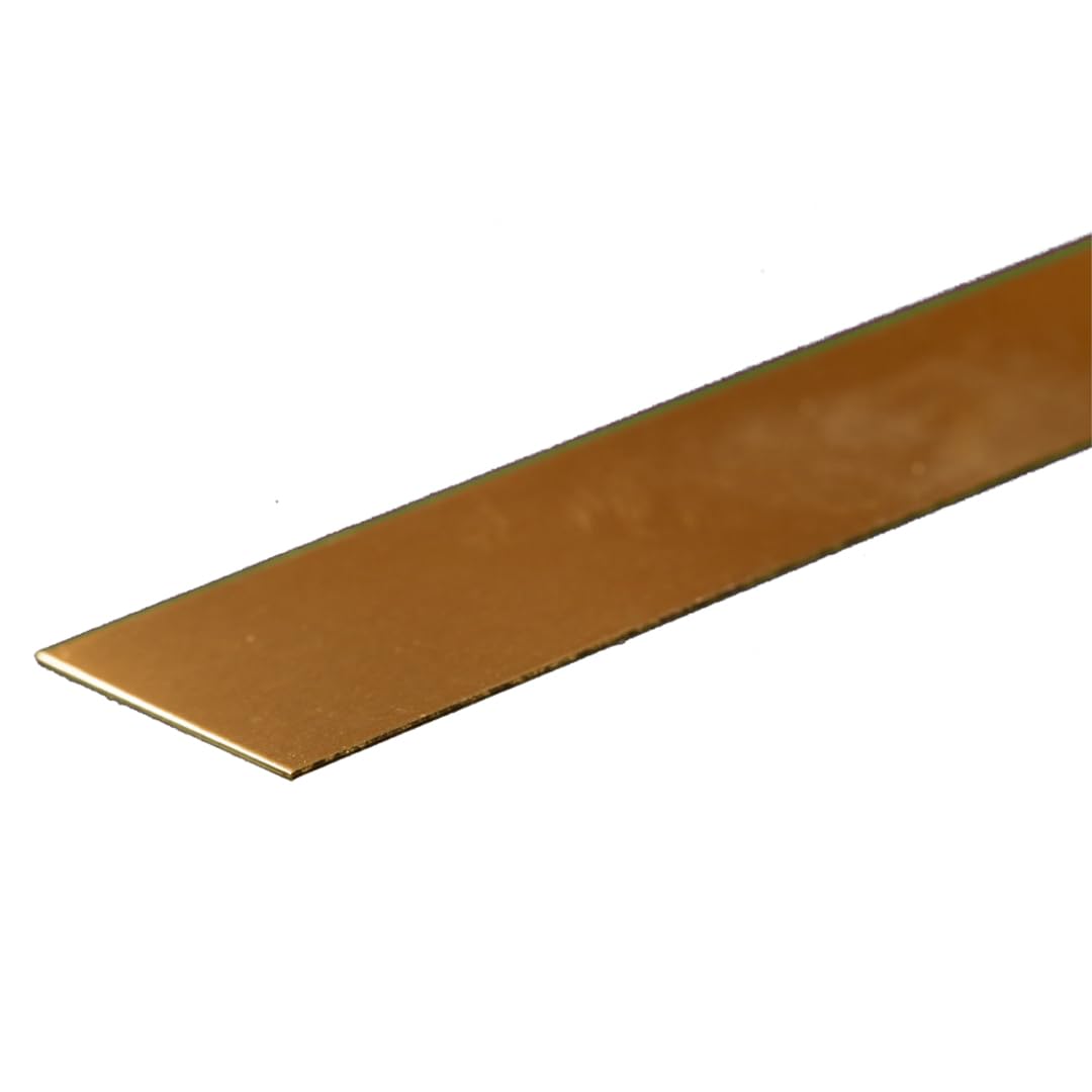 K&S Brass Strip - 0.016" x 1/4" x 12" -8