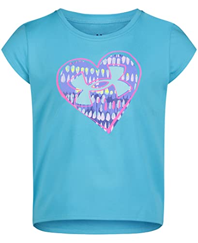 T-shirt sport fille Under Armour léger et respirant motif cœur