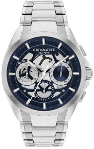 [COACH][正規品]腕時計 メンズ JACKSON ネイビー文字盤 ステンレスベルト 14602768 (B0GRB4KVZ8) Amazon価格推移・価格追跡