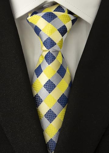 Image of Men's Necktie Classic Silk Tie Woven Jacquard Neck Ties 9 PCS
