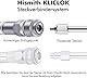 Hismith dildo,12,4Zoll riesen dildo,silikon dildo mit KlicLok-System für fickmaschine,24,1 cm einführbare Länge,sexspielzeug