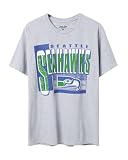 Junk Food NFL Unisex Seattle Seahawks Complete Short Sleeve Tee - Signature Series, HTR Gray, Large