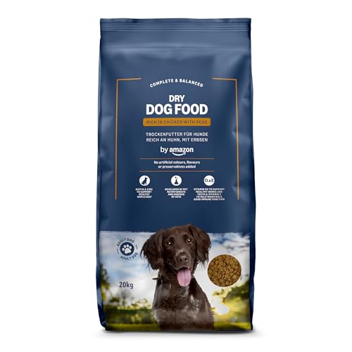 by Amazon - Croquettes Complètes Pour Chien Adulte, Poulet aux Pois, 20kg, lot de 1